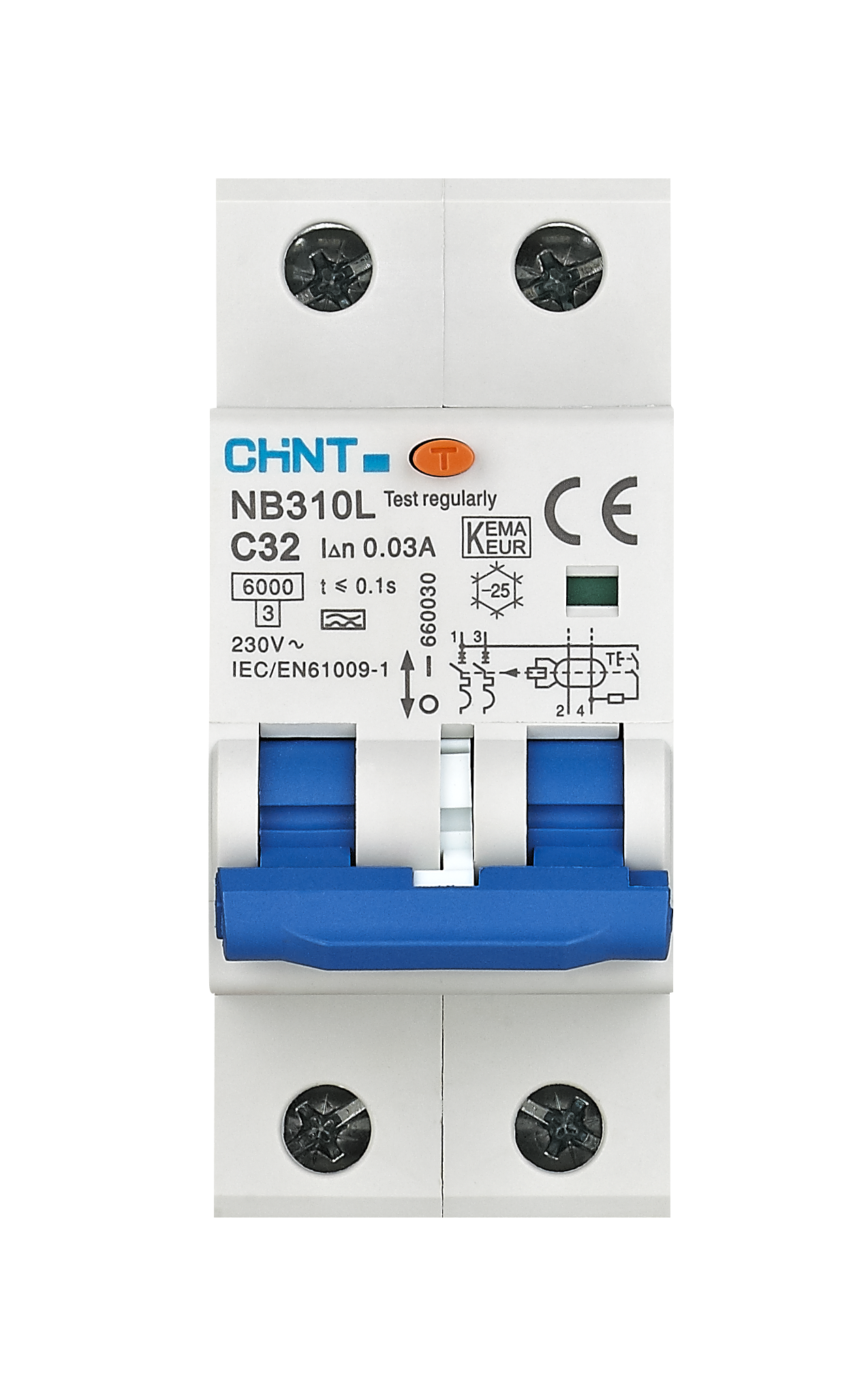 NB310L(3PN) Residual Current Operated Circuit Breaker with over-current protection (Magnetic)